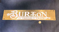 Montague Burton Brass Shop Name Plaque NP451