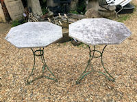Near Pair of Marble Topped Tables GB34