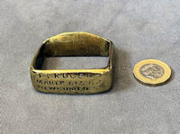 Saddlers Brass Name Plate HB218