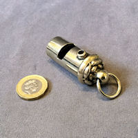 Nickel Plated Whistle W123
