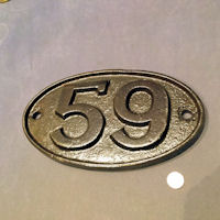 No 59 Cast Iron Plaque NP394