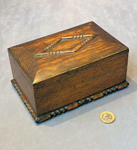 Oak Cigarette Box CB15