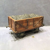 Oak Railway Tender Smokers Cabinet
