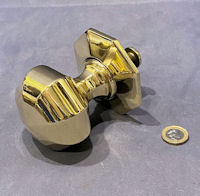 Octagonal Brass Door Pull DP597