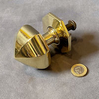 Octagonal Brass Door Pull Knob DP587