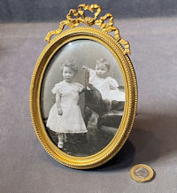 Oval Brass Photograph Frame PF163
