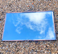 Oxidised Brass Framed Wall Mirror M221