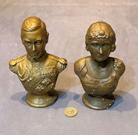 Pair of 1937 Coronation Busts CC278