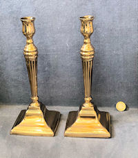 Pair of Brass Candlesticks CS246