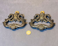 Pair of Brass Chest Side Handles CK556