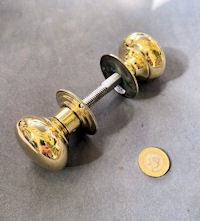 Pair of Brass Door Handles DH1110