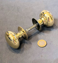 Pair of Brass Door Handles DH1114