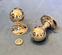 Pair of Brass Door Handles DH1117