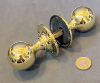 Pair of Brass Door Handles, 5 pairs available DH1123