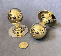 Pair of Brass Door Handles DH1137