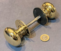 Pair of Brass Door Handles DH1144