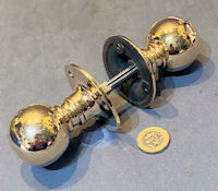 Pair of Brass Door Handles DH1166