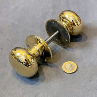 Pair of Brass Door Handles, 4 pairs matching available DH1224