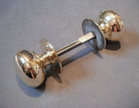 Pair of Brass Door Handles, 2 pairs available DH326
