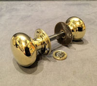 Pair of Brass Door Handles DH718