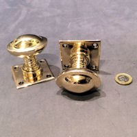 Pair of Brass Door Handles DH931
