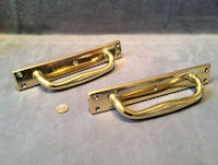Pair of Brass Door Pulls DP456