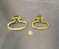 Pair of Brass Door Pulls DP522