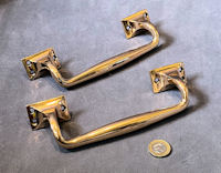 Pair of Brass Door Pulls DP622