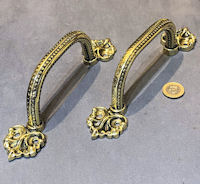 Pair of Brass Door Pulls DP638