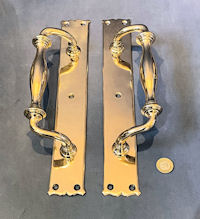 Pair of Brass Door Pulls DP652