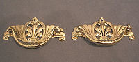 Pair of Brass Drawer Handles CK107