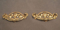 Pair of Brass Drawer Handles CK116