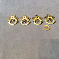 Pair of Brass Drawer Handles, 4 pairs available CK482