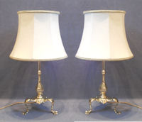 Pair of Brass Electric Side Lights