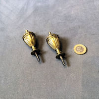 Pair of Brass Finials CK525