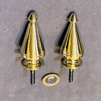 Pair of Brass Finials F10