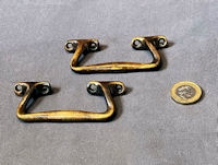 Pair of Brass Tray Handles T178