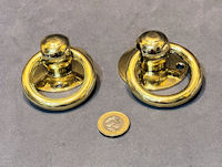 Pair of Brass Wall Rings PH39