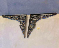 Pair of Cast Iron Shelf Brackets B147