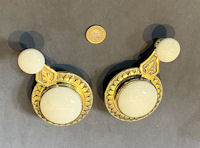 Pair of Ceramic & Brass Interior Bell Pulls BP334