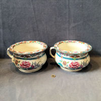 Pair of Decorated Chamberpots CP102