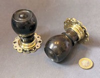 Pair of Ebony Door Handles DH1189