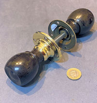 Pair of Ebony Door Handles DH1195