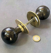 Pair of Ebony Door Handles DH1194