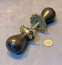Pair of Ebony Door Handles DH1220