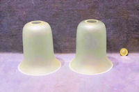 Pair of Frosted Glass Lamp Shade S614