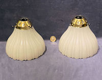 Pair of Jefferson Glass Electric Lamp Shades S590