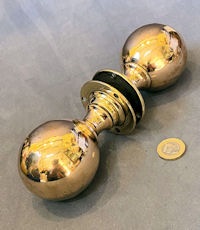 Pair of Large Brass Door Handles DH1197