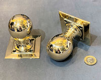 Pair of Larger Brass Door Handles DH1186