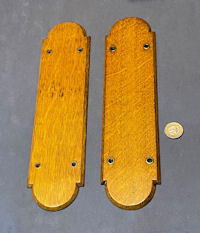 Pair of Oak Fingerplates FP588